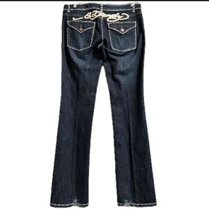 Ed Hardy by Christian Audigier Y2K Vintage Women’s Boot Cut Jeans Sz 30